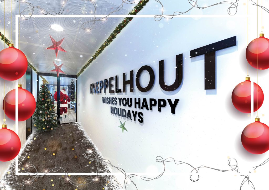 Kneppelhout wishes you a merry Christmas and a happy New Year!